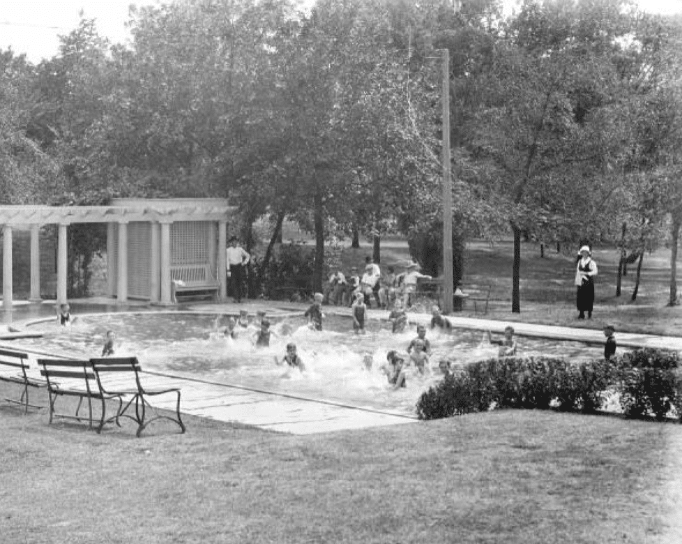 Reed Wading Pool, Central Park 1930